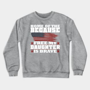 Land Of The Because USA Crewneck Sweatshirt